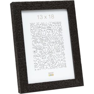Cornice in legno S45RL nero 13x18 cm