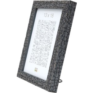 Cornice di legno S45RL grigio 10x15 cm