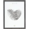Cornice di legno S45RL grigio 10x15 cm