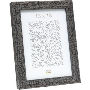 Cornice in legno S45RL grigio 24x30 cm