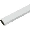 Cornice in bianco con bordo interno argentato 21x29,7 cm