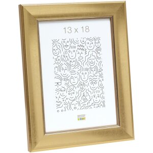 Cornice di legno S45YA1 oro 10x15 cm vetro normale