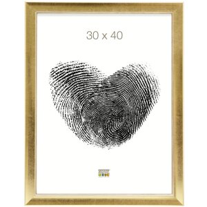Cornice di legno S45YA1 oro 18x24 cm vetro normale