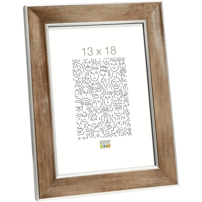 Cornice in legno S45YD bronzo 20x30 cm Vetro antiriflesso