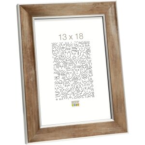 Cornice in legno S45YD bronzo 20x30 cm Vetro antiriflesso
