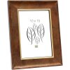 Cornice in legno S46EA3 Bordo oro 18x24 cm Vetro antiriflesso