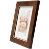 Cornice in legno S46EA3 Bordo oro 18x24 cm Vetro antiriflesso