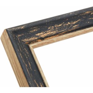 Cornice di legno S46TG nero 15x20 cm