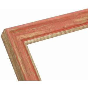 Cornice di legno S46TG rosa 10x15 cm