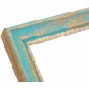 Cornice di legno S46TG turchese 13x18 cm