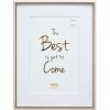 Cornice in plastica S46WG bordo bianco naturale 13x18 cm