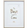 Cornice in plastica S46WG bordo chiaro naturale bianco 18x24 cm