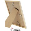 Cornice in plastica S46WG bordo chiaro naturale bianco 20x30 cm