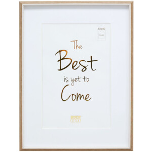 Cornice in plastica S46WG bordo naturale bianco 10x15 cm