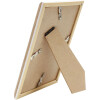 Cornice in plastica S46WG bordo naturale bianco 10x15 cm