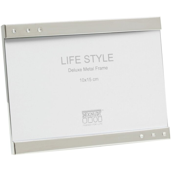 Cornice per foto S57MK1 argento con pietre preziose 13x18 cm
