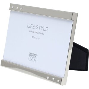 Cornice per foto S57MK1 argento con pietre preziose 13x18 cm