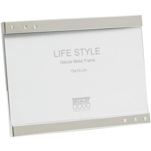 Cornice per foto S57MK1 argento con pietre preziose 15x20 cm