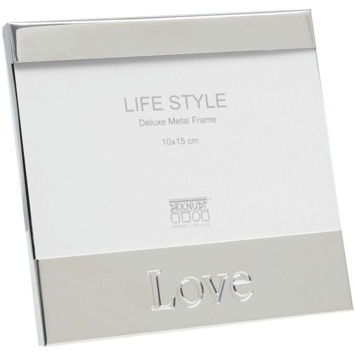 Cornice per foto S57ML1 argento 10x15 cm Amore