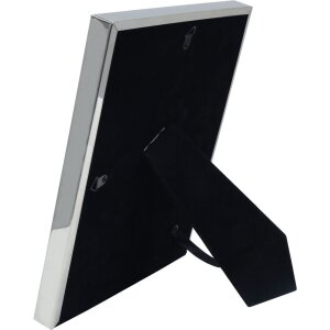 Cornice per foto S57MP1 argento lucido 13x18 cm con passe-partout