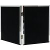 Doppia cornice s57mq1 argento lucido 2 foto 10x15 cm formato verticale