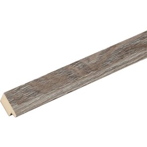 Cornice in legno S66KH3 marrone-grigio 40x50 cm con passe-partout