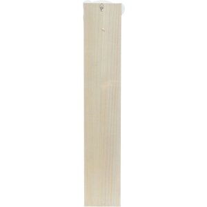 Misuratore di crescita in bianco con panda 17x81 cm