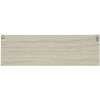 Parete di legno bianco con mollette e motivo di panda 15x48 cm