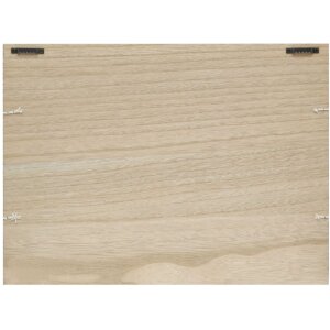 Parete in legno con 6 mollette 30x40 cm
