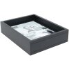 Cornice in legno S68SK2 Effetto foto galleggiante 25x25 cm Nero