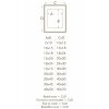 Cornice in legno Deknudt S223H1 naturale da 10x15 cm a 50x70 cm