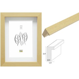Cornice per oggetti 3D Deknudt S223H1P1 naturale