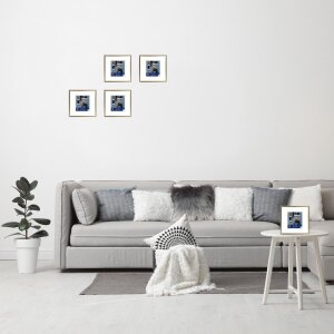 Henzo Cornice in plastica Napoli 40x40 cm oro