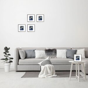 Henzo Cornice in plastica Napoli 40x40 cm acciaio