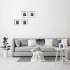 Henzo Cornice in plastica Napoli 40x40 cm acciaio