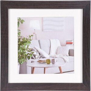 Henzo Cornice moderna 50x50 cm marrone scuro con...