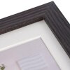 Henzo Cornice moderna 50x50 cm marrone scuro con passepartout 30x30 cm
