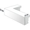 Henzo Cornice moderna 50x50 cm marrone scuro con passepartout 30x30 cm