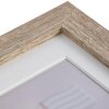 Cornice Henzo moderna 50x50 cm marrone medio con passe-partout 30x30 cm