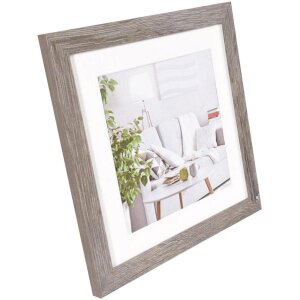 Cornice moderna 50x50 cm grigio scuro