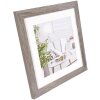 Cornice moderna 50x50 cm grigio scuro