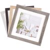 Cornice moderna 50x50 cm grigio scuro