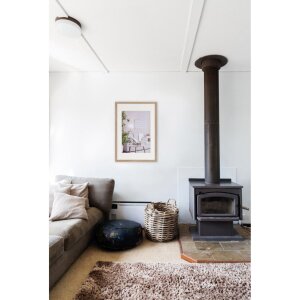 Cornice moderna 70x100 cm marrone medio