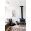 Cornice moderna 70x100 cm marrone medio