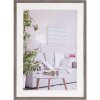 Cornice moderna 70x100 cm grigio scuro