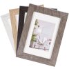 Cornice moderna 70x100 cm grigio scuro