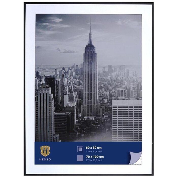 Henzo telaio in alluminio Manhattan 70x100 cm nero