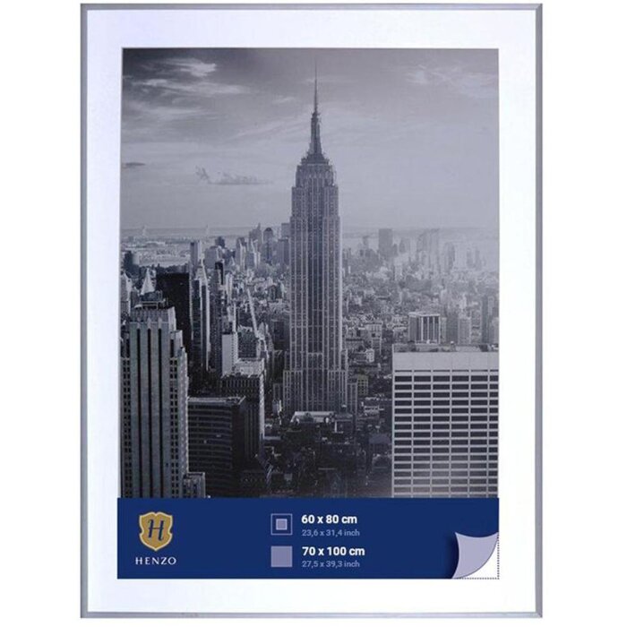Henzo telaio in alluminio Manhattan 70x100 cm argento