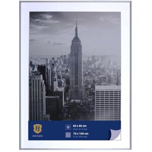 Henzo telaio in alluminio Manhattan 70x100 cm argento