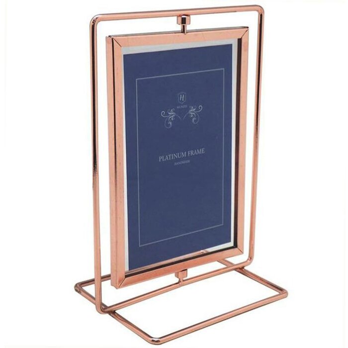 Portafoto Henzo Swing 15x20 cm oro rosa formato verticale